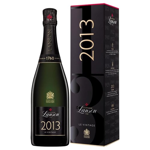 Lanson Le Vintage 2013 Champagne 75cl - A Masterpiece of Aromatic Intensity and Complexity